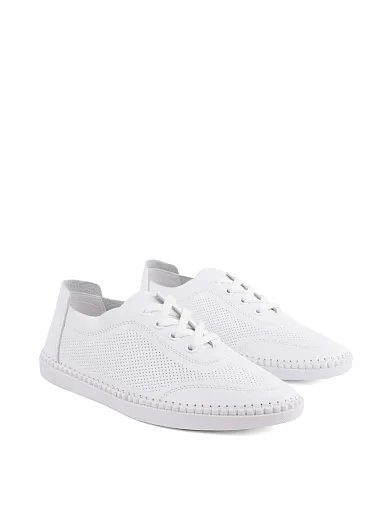 Жіночі кеди Attizzare шкіряні білі - фото 2 - Miraton