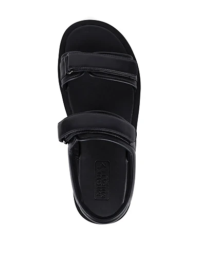 Чоловічі сандалі Miguel Miratez шкіряні чорні (JR588-1B) - фото 5 - Miraton