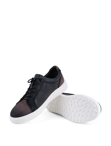 Чоловічі кеди MIRATON із нубуку сірі (A316-H249-N477) - фото 2 - Miraton