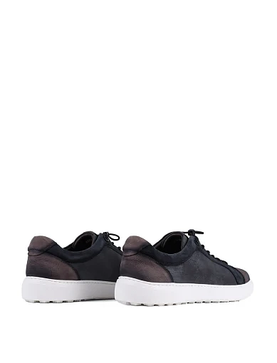 Чоловічі кеди MIRATON із нубуку сірі (A316-H249-N477) - фото 4 - Miraton