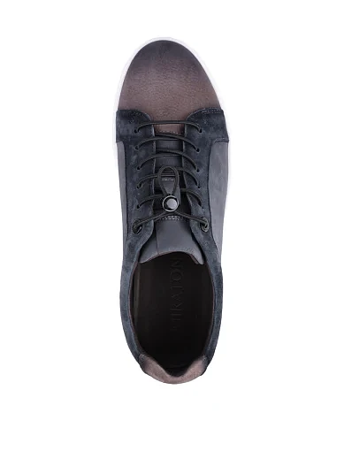 Чоловічі кеди MIRATON із нубуку сірі (A316-H249-N477) - фото 5 - Miraton