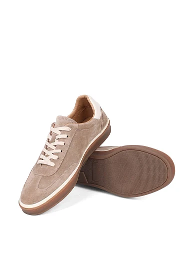 Чоловічі кеди MIRATON замшеві бежеві (994-1-C203) - фото 2 - Miraton