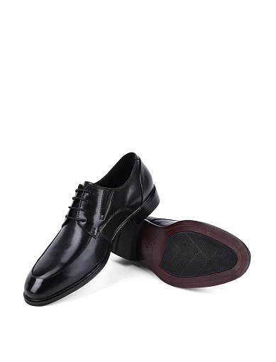 Чоловічі туфлі Miguel Miratez шкіряні чорні (836-90-S140) - фото 2 - Miraton
