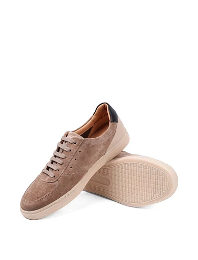 Чоловічі кеди MIRATON замшеві бежеві (8821AB-23-MU26/GS1/D01) - фото 2 - Miraton