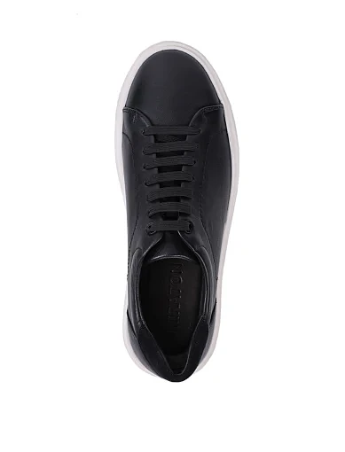 Чоловічі кеди MIRATON шкіряні чорні (06623AB-22-D01/JK1/S42) - фото 5 - Miraton