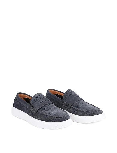 Чоловічі туфлі MIRATON замшеві сірі (M307BB1-202-NR2) - фото 3 - Miraton