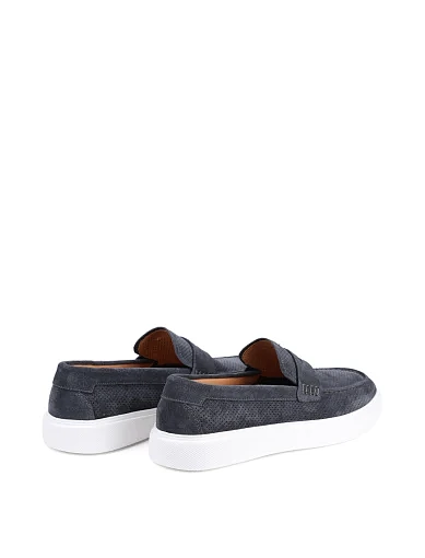 Чоловічі туфлі MIRATON замшеві сірі (M307BB1-202-NR2) - фото 4 - Miraton