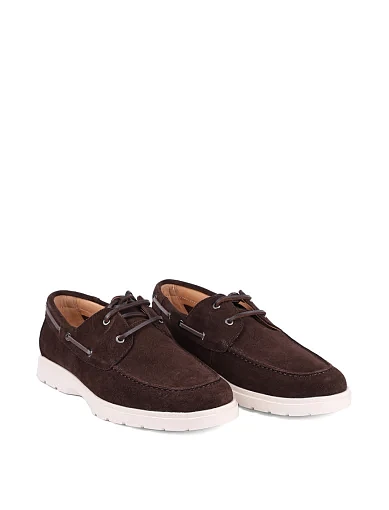 Чоловічі туфлі Miguel Miratez замшеві коричневі (M020AB-01-JK3) - фото 3 - Miraton