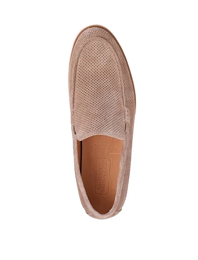 Чоловічі туфлі Miguel Miratez замшеві бежеві (MU111B-21-MU26) - фото 2 - Miraton