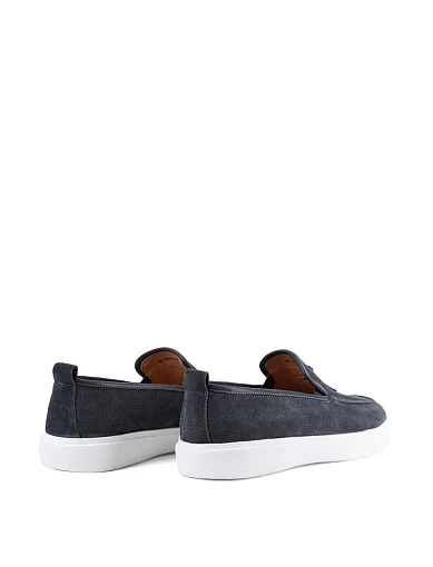 Чоловічі туфлі лофери MIRATON замшеві сірі (MU150AB-25-NR2 SS25) - фото 4 - Miraton