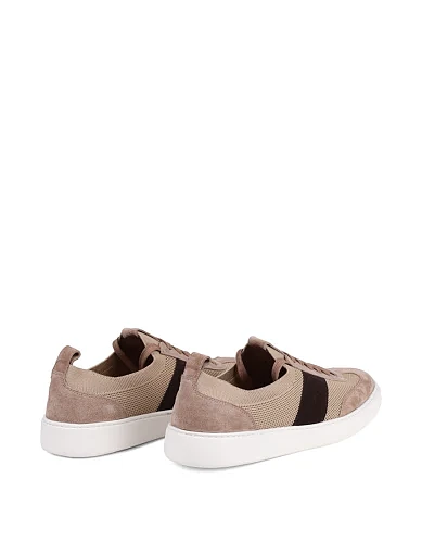 Чоловічі кеди MIRATON замшеві бежеві (MU189AB-03-MU26/JK3) - фото 4 - Miraton