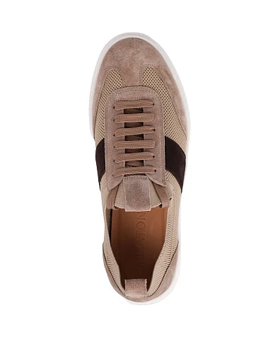 Чоловічі кеди MIRATON замшеві бежеві (MU189AB-03-MU26/JK3) - фото 5 - Miraton