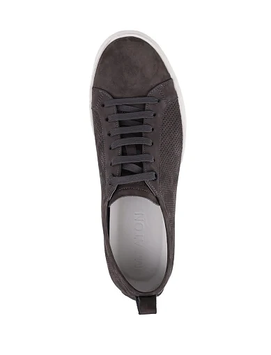 Чоловічі кеди MIRATON з нубуку сірі (MU189BB-01-M240) - фото 5 - Miraton