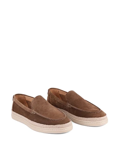 Чоловічі туфлі Miguel Miratez замшеві бежеві (2369D-927B-363) - фото 3 - Miraton