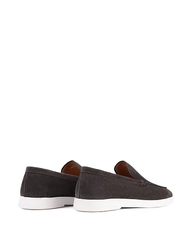 Чоловічі туфлі лофери Miguel Miratez замшеві сірі (D508-95B-680) - фото 4 - Miraton