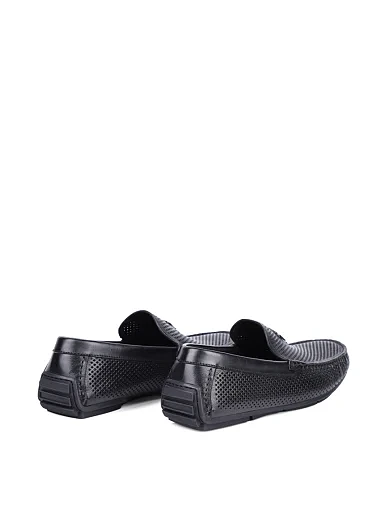 Чоловічі мокасини Miguel Miratez шкіряні чорні (D576-95L-31) - фото 4 - Miraton