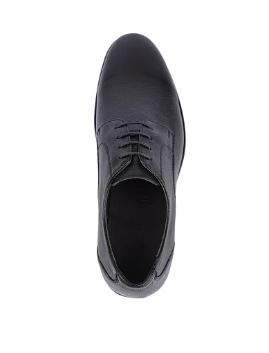 Чоловічі туфлі дербі Miguel Miratez шкіряні чорні (D581-106B-542) - фото 5 - Miraton