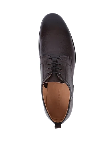 Чоловічі туфлі Miguel Miratez шкіряні коричневі (D581-107B-543) - фото 5 - Miraton