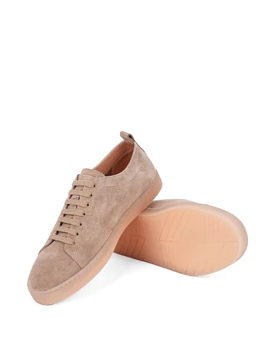 Чоловічі кеди MIRATON замшеві бежеві (D588-112B-366) - фото 3 - Miraton