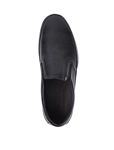 Чоловічі сліпони Miguel Miratez шкіряні чорні (D643-106L-31) - фото 2 - Miraton