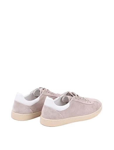 Чоловічі кеди MIRATON замшеві бежеві (358A-8-J39) - фото 4 - Miraton