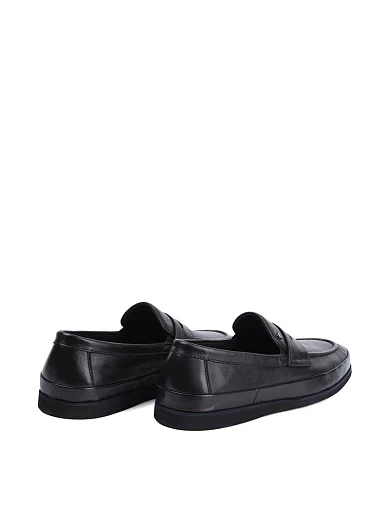 Чоловічі туфлі лофери Miguel Miratez Miratez шкіряні чорні (D643-18BK-751) - фото 4 - Miraton