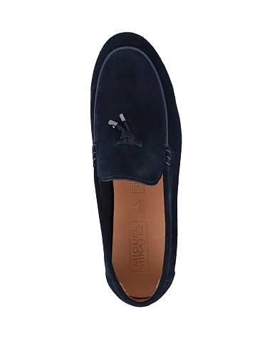Чоловічі туфлі Miguel Miratez замшеві сині (D9361-109B-653) - фото 5 - Miraton