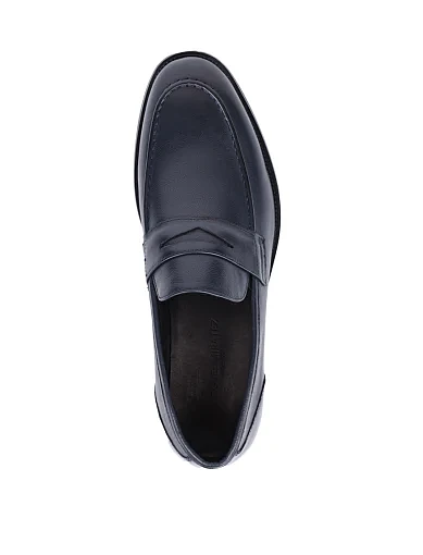 Чоловічі туфлі лофери Miguel Miratez шкіряні сині (KT1535-100-A601) - фото 2 - Miraton