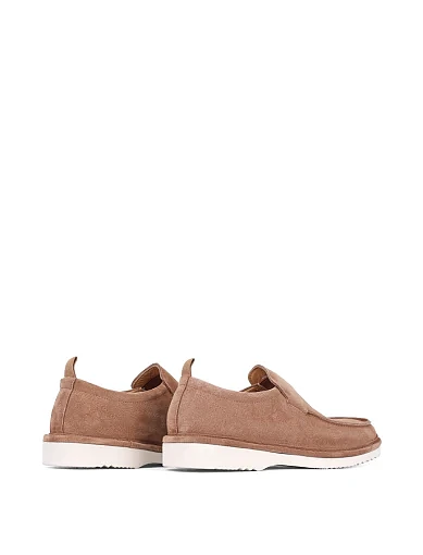 Чоловічі туфлі лофери Miguel Miratez замшеві бежеві (A269F-901H-714) - фото 4 - Miraton