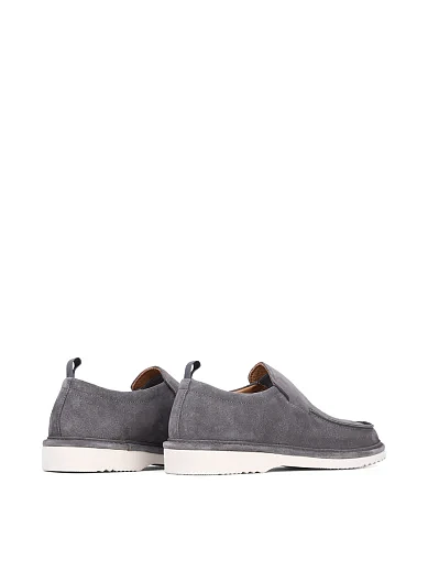 Чоловічі туфлі лофери Miguel Miratez замшеві сірі (A269F-901H-717) - фото 4 - Miraton