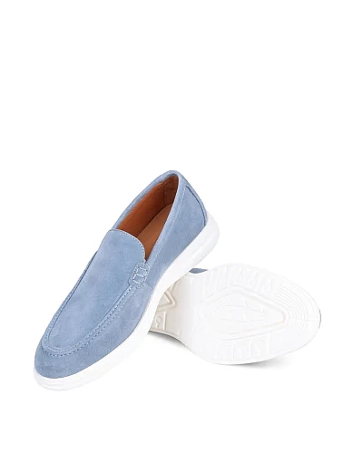 Чоловічі туфлі Miguel Miratez замшеві блакитні (2155A-30-F153) - фото 2 - Miraton