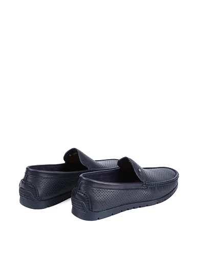 Чоловічі мокасини Miguel Miratez шкіряні сині (590B-1-TA49) - фото 4 - Miraton