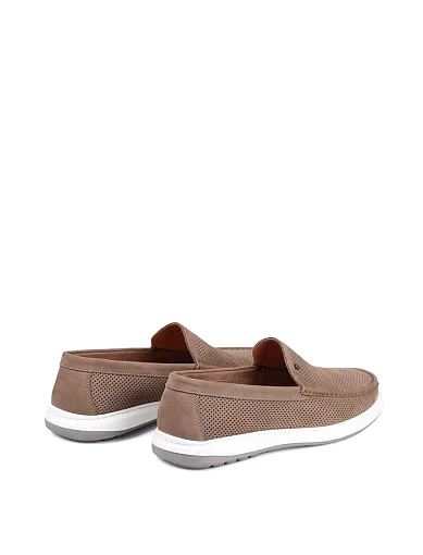 Чоловічі туфлі лофери Miguel Miratez з нубуку зелені (651B-27-M80) - фото 4 - Miraton