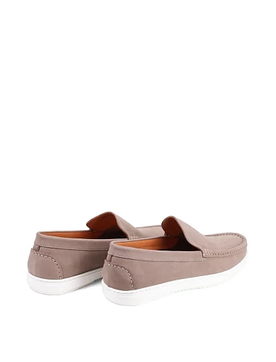 Чоловічі туфлі Miguel Miratez з нубуку бежеві (857A-8-M112) - фото 4 - Miraton