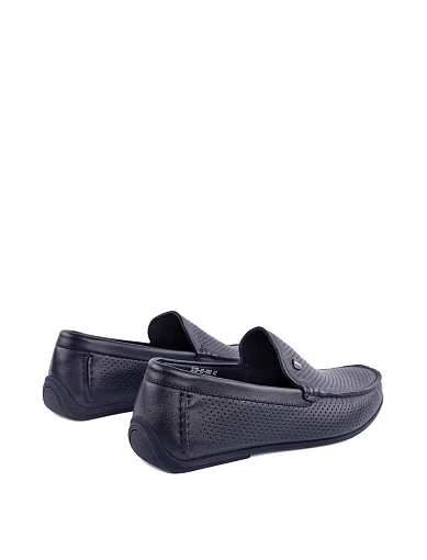 Чоловічі мокасини Miguel Miratez шкіряні сині (303B-80-988 SS25) - фото 3 - Miraton