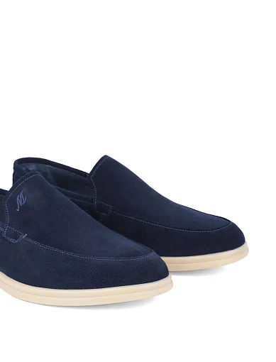 Чоловічі туфлі лофери Miguel Miratez замшеві сині (7630A-46-489 SS25) - фото 5 - Miraton