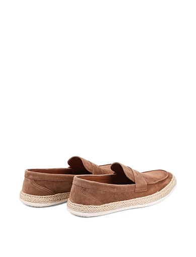 Чоловічі туфлі лофери Miguel Miratez замшеві бежеві (AL4D44-3-E14) - фото 5 - Miraton