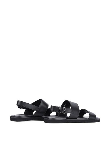 Чоловічі сандалі Miguel Miratez шкіряні чорні (16906-A13) - фото 4 - Miraton