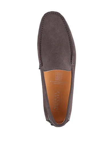 Чоловічі мокасини Miguel Miratez із нубуку сірі (1930-302) - фото 5 - Miraton