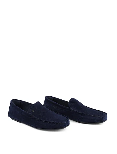 Чоловічі мокасини Miguel Miratez замшеві сині (1930-303) - фото 3 - Miraton
