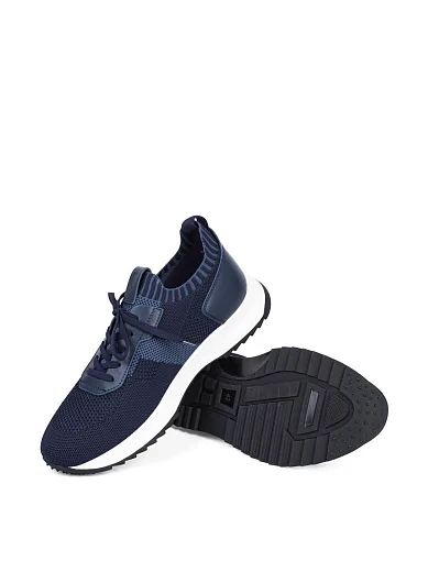 Чоловічі кросівки MIRATON тканинні сині (WL197-687-6XL) - фото 2 - Miraton