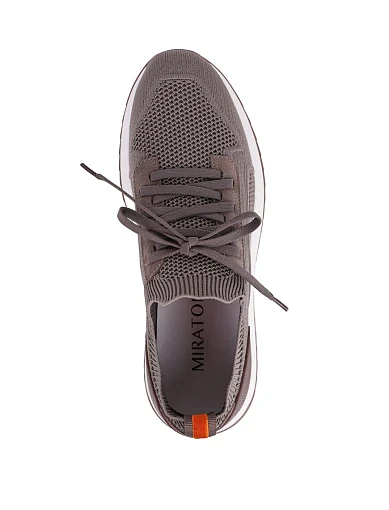 Чоловічі кросівки MIRATON тканинні бежеві (WL197-10X) - фото 5 - Miraton