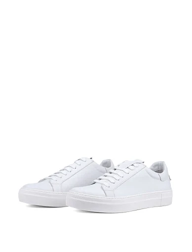 Женские кеды Attizzare кожаные белые - фото 3 - Miraton