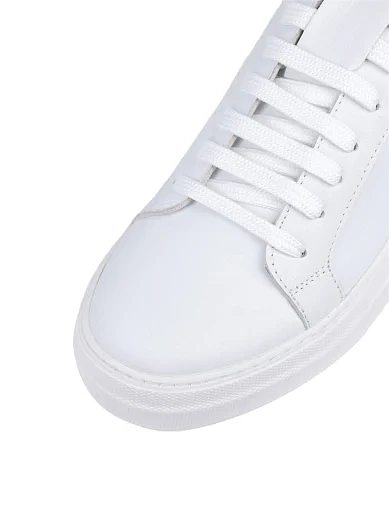 Женские кеды Attizzare кожаные белые - фото 5 - Miraton