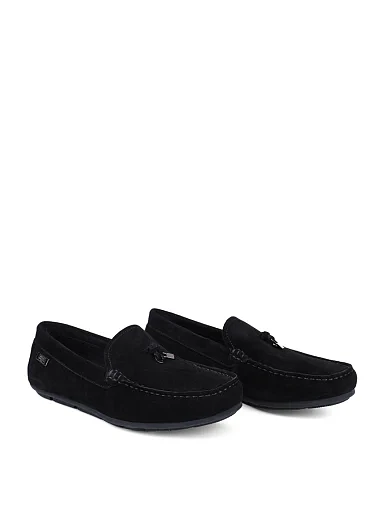 Чоловічі мокасини Miguel Miratez замшеві чорні (HS11930-20) - фото 3 - Miraton