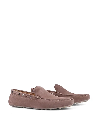 Чоловічі мокасини Miguel Miratez замшеві бежеві (803-2) - фото 3 - Miraton