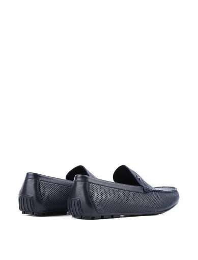 Чоловічі мокасини Miguel Miratez шкіряні сині (HF1102-11B) - фото 4 - Miraton