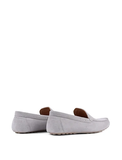 Чоловічі мокасини Miguel Miratez замшеві сірі (803-1) - фото 4 - Miraton