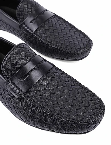 Чоловічі мокасини Miguel Miratez шкіряні чорні (1102-25 SS25) - фото 5 - Miraton