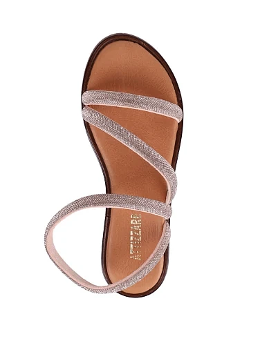 Жіночі сандалі Attizzare шкіряні бежеві - фото 3 - Miraton